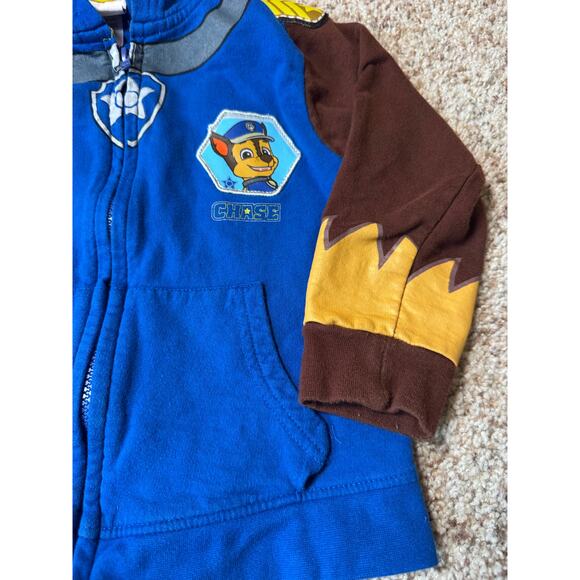 PAW PATROL CHASE Boys Hoodie/Sweatshirt, size 4T; Blue, Halloween Dress up - Picture 8 of 11